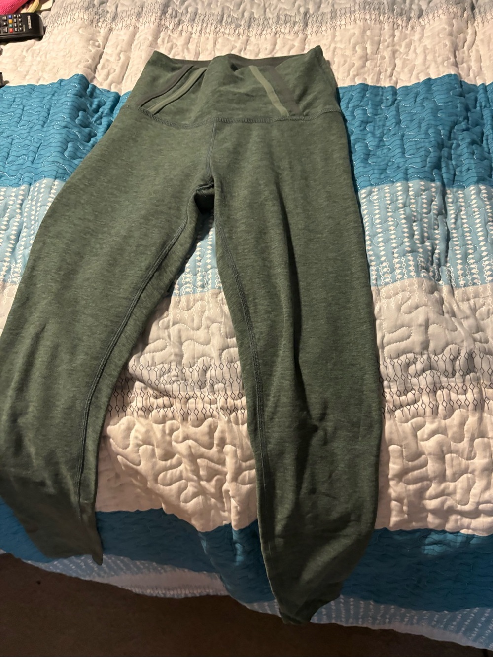 Beyond Yoga Spacedye High Waisted Leggings Green Heathered Sz Small